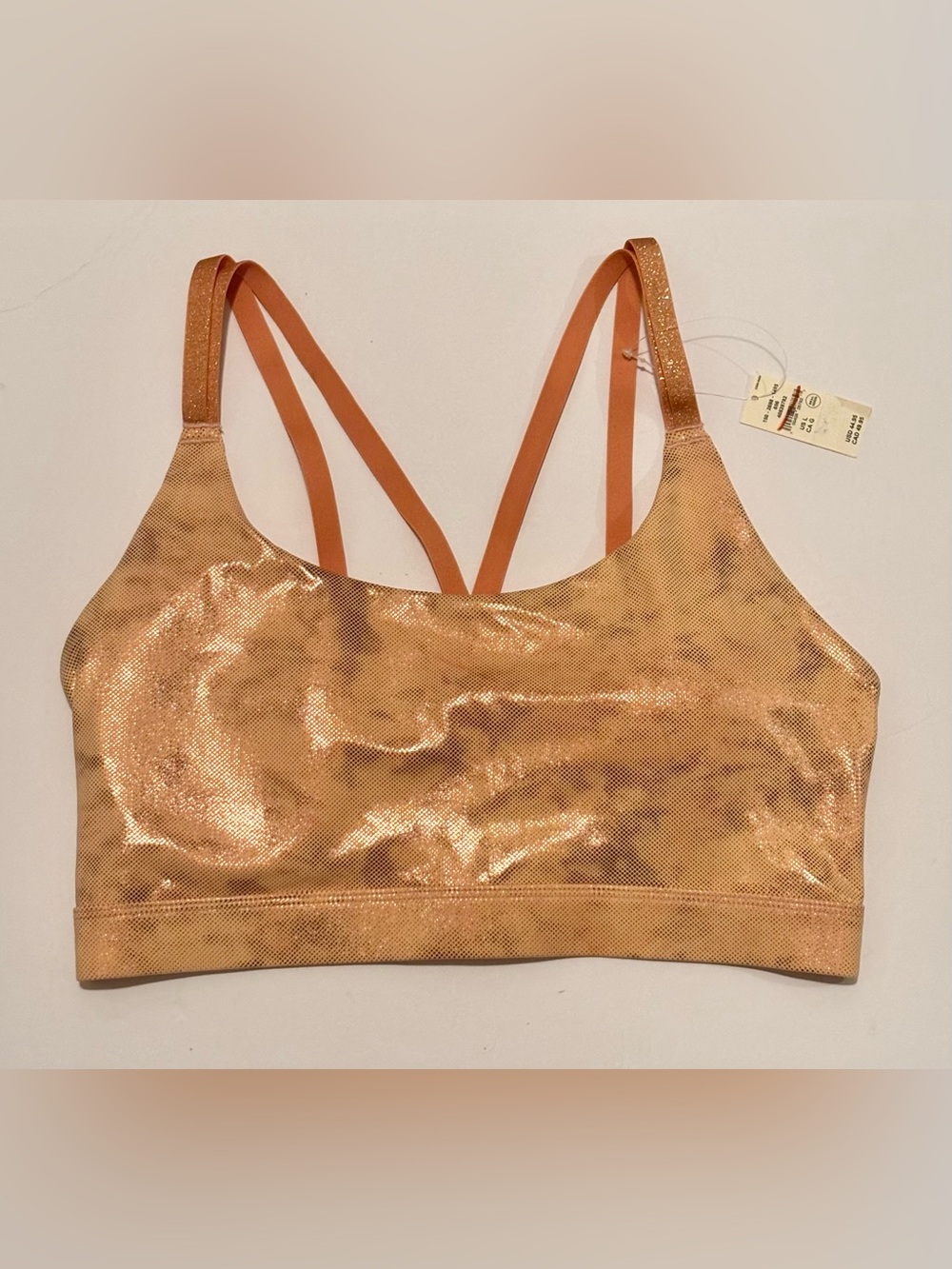 NWT OFFLINE by Aerie Goals Shine Stripy Back Sports Bra | Large